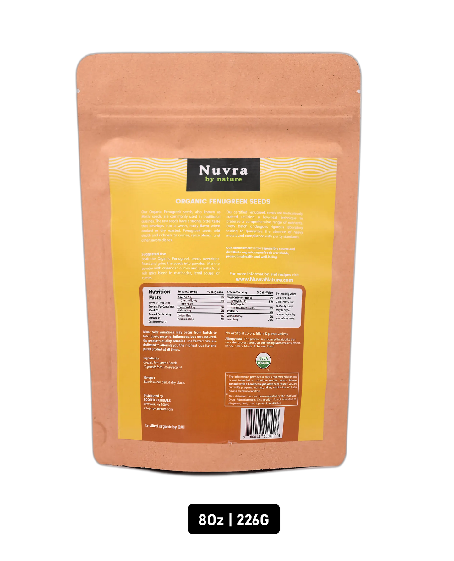 Organic Fenugreek Seeds