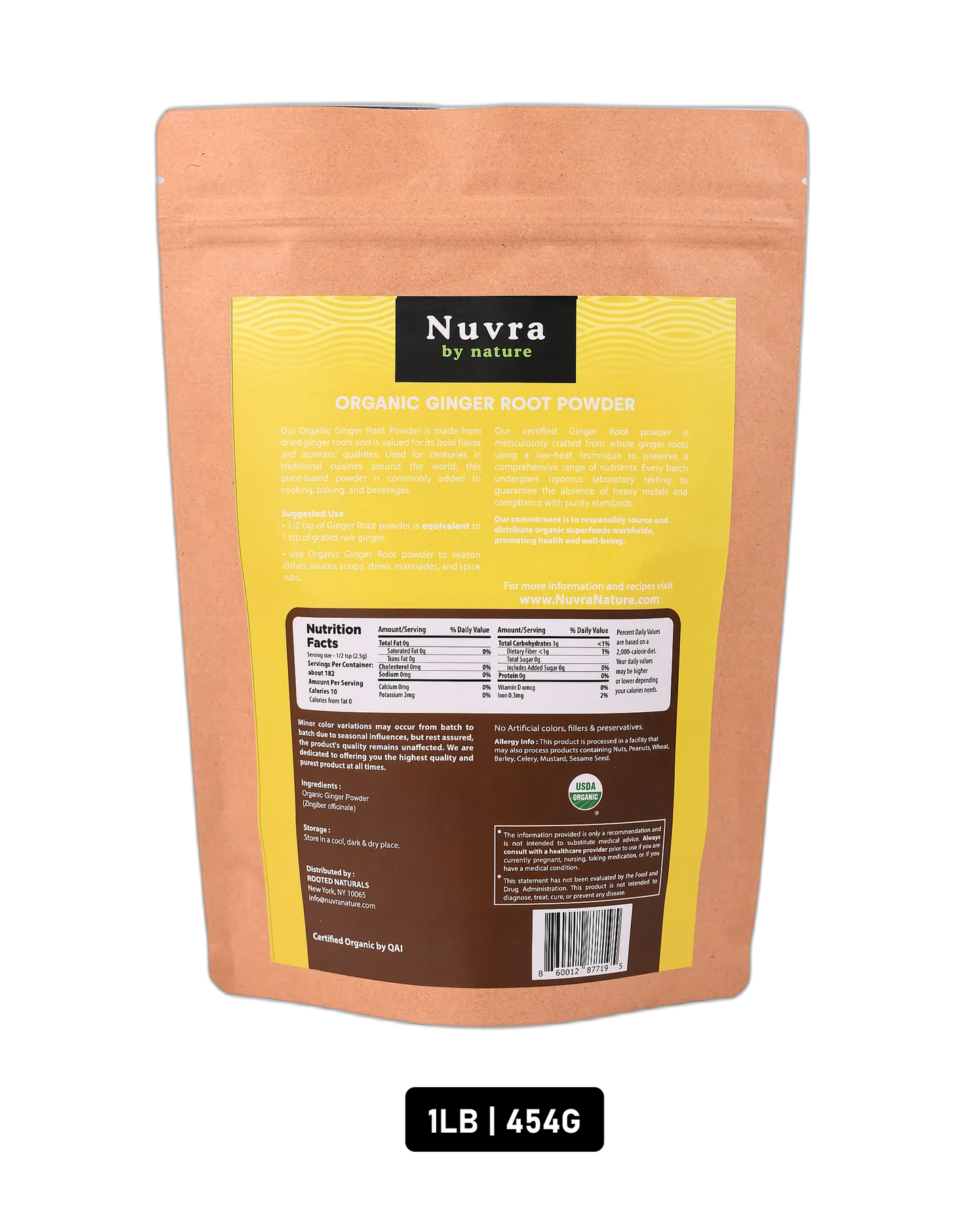 Organic Ginger Root Powder