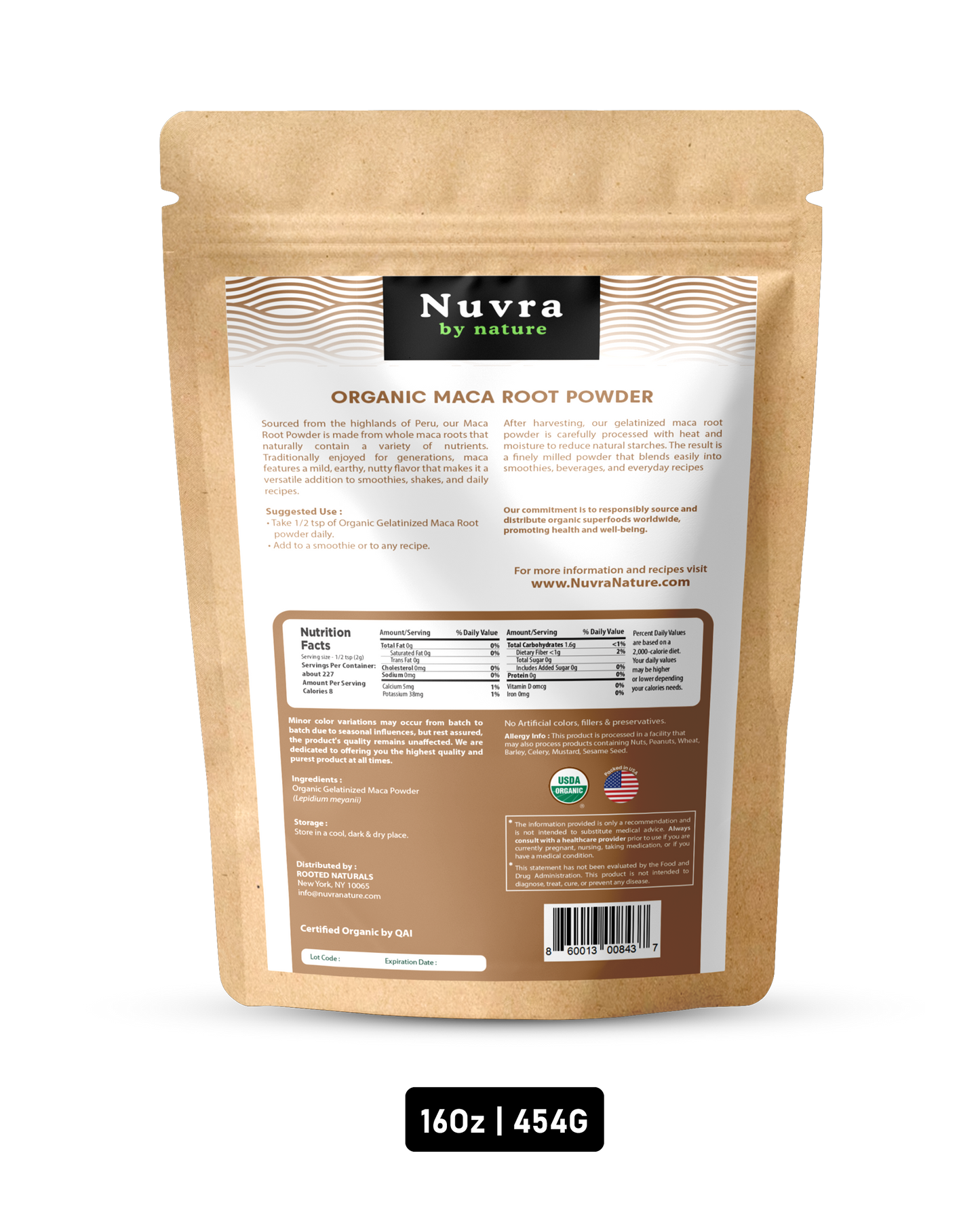 Organic Maca Root Powder