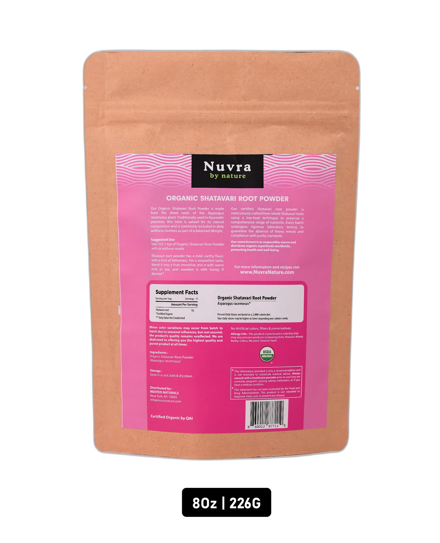 Organic Shatavari Root Powder