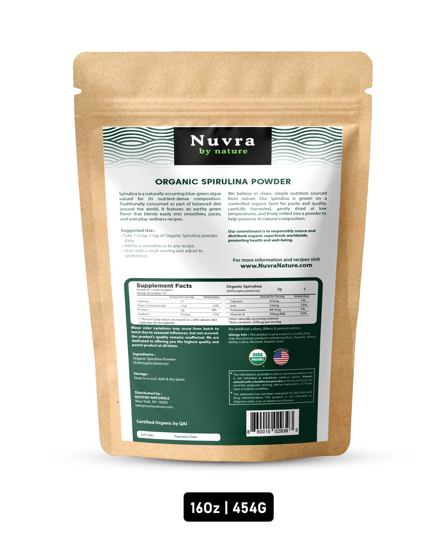 Organic Spirulina Powder